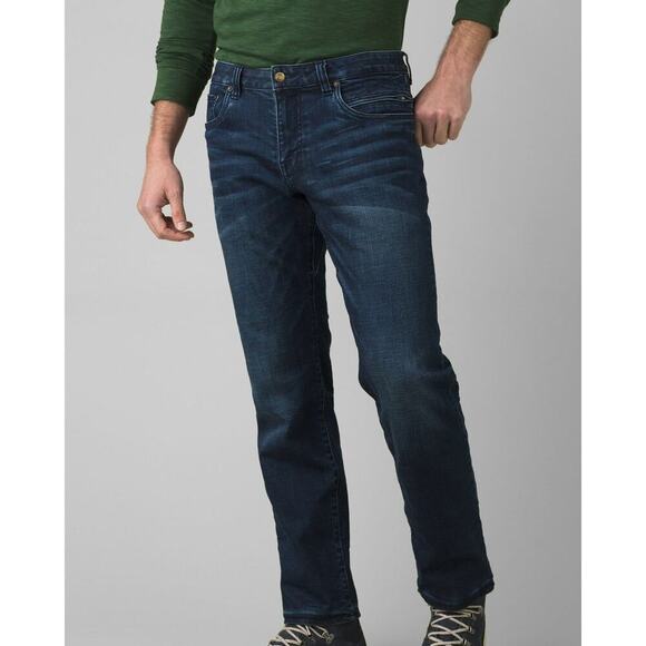 PrAna Hillgard Lined 32" Inseam Jean - Men's Size 34 - Picture 1 of 13